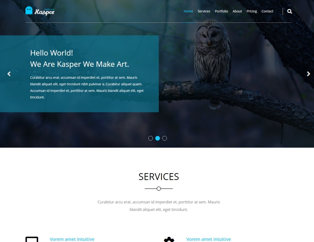 Free HTML5 Bootstrap Template
